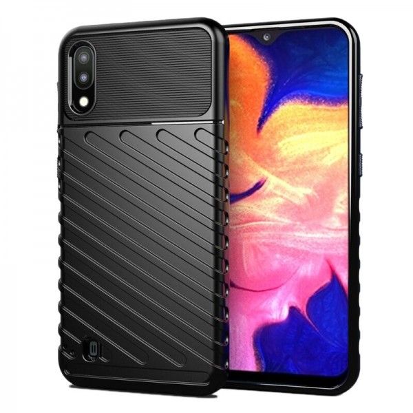 Husa Samsung Galaxy A10 Thunder Flexible Tough TPU - Negru