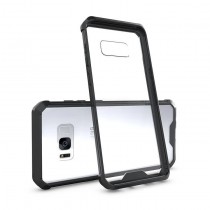 Husa Samsung Galaxy S7 Edge - Air Hybrid Shockproof transparenta cu rama Black