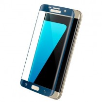 Folie sticla Samsung Galaxy S7 Edge - Wozinsky Full Screen 3D cu rama Dark Blue