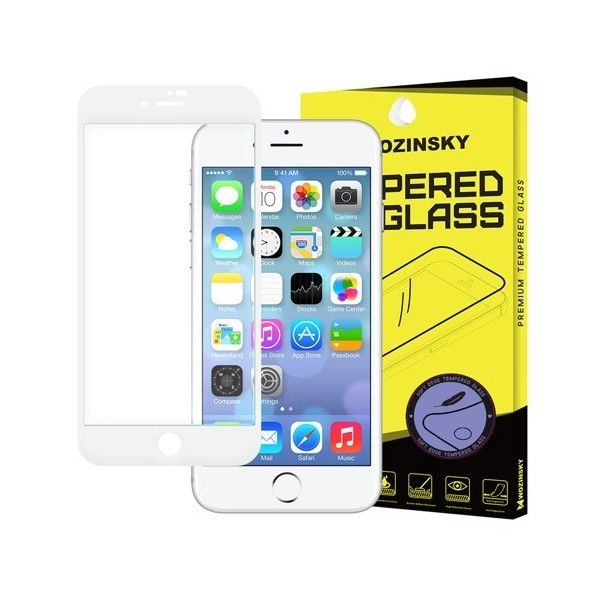 Folie sticla iPhone 7 Plus - Wozinsky Full Screen 3D cu rama soft White