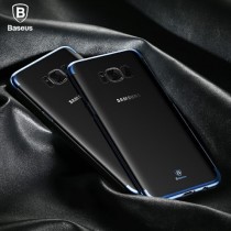 Husa Samsung Galaxy S8 Plus - Baseus Glitter Hard PC Electroplating Transparenta