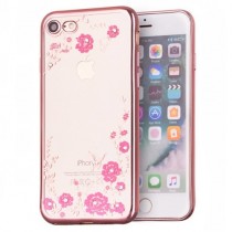 Husa iPhone 7 / iPhone 8 - Bloomy Flower Pink