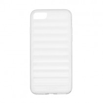 Pachet Folie sticla iPhone 7 Plus si Husa silicon Ultra Slim - Remax Crystal Glass Full Screen 3D White