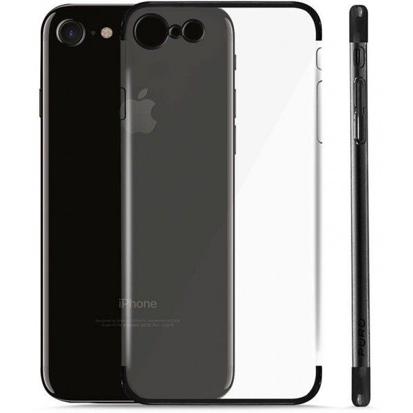 Husa iPhone 7 / iPhone 8 - Puro Verge Crystal Black