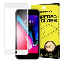 Folie sticla iPhone 8 Plus - Wozinsky PRO+ 5D Full Screen cu rama White