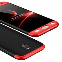 Husa Samsung Galaxy J3 2017 - Protectie 360 grade Red/Black