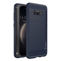 Husa Samsung Galaxy S8 - iPaky Slim Carbon Blue